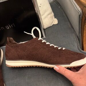 Madden Chocolate Brown Suede Sneakers